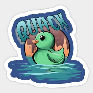 Quack the Evil Duck Sticker